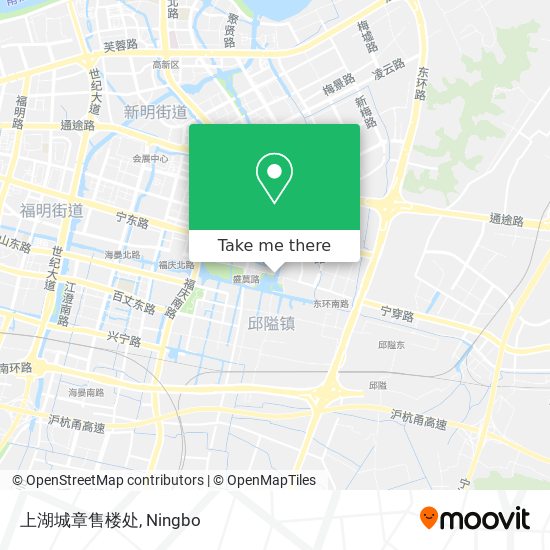上湖城章售楼处 map