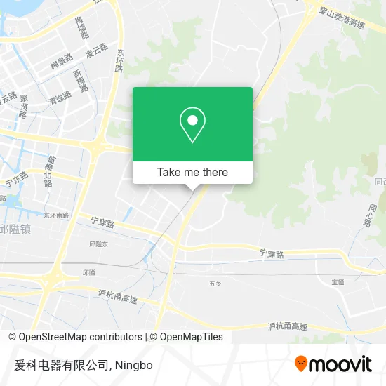 爰科电器有限公司 map