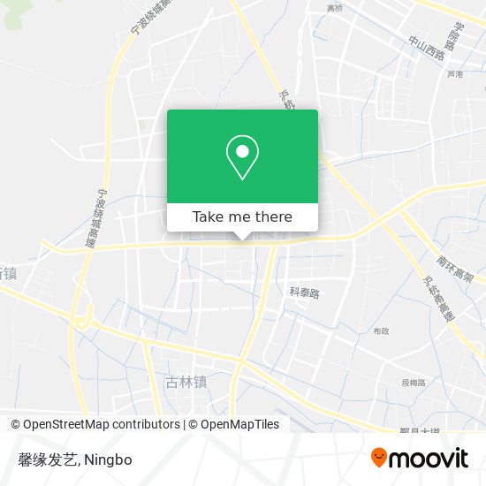 馨缘发艺 map