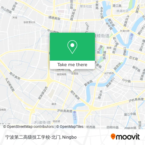 宁波第二高级技工学校-北门 map