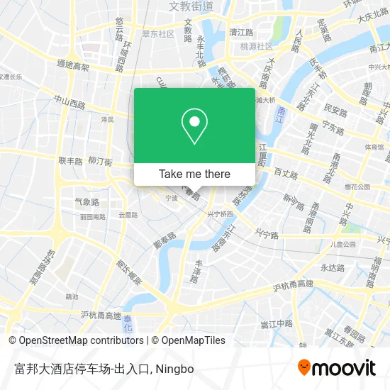 富邦大酒店停车场-出入口 map