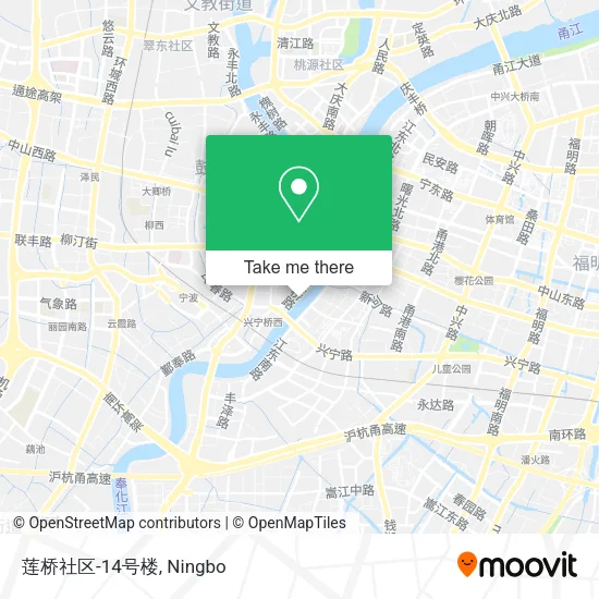莲桥社区-14号楼 map