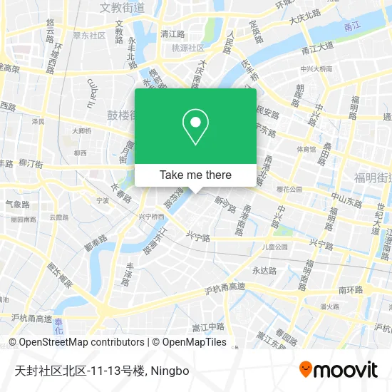 天封社区北区-11-13号楼 map