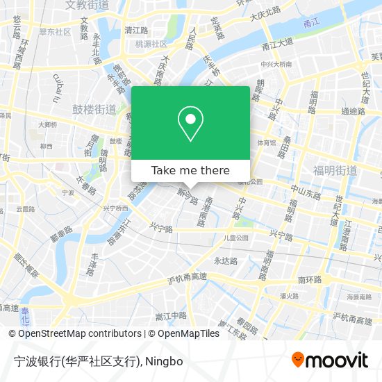 宁波银行(华严社区支行) map