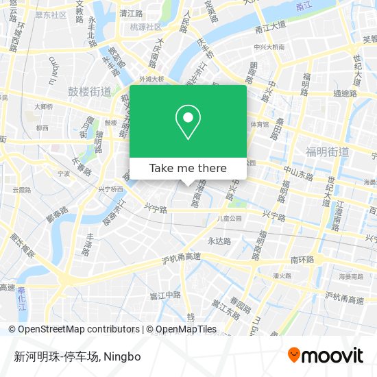 新河明珠-停车场 map