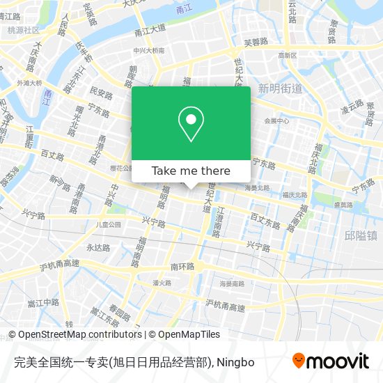 完美全国统一专卖(旭日日用品经营部) map