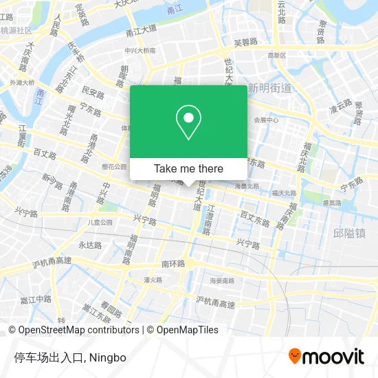 停车场出入口 map