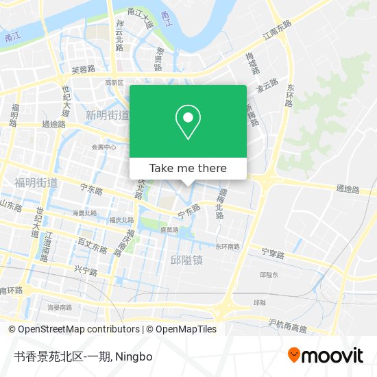 书香景苑北区-一期 map
