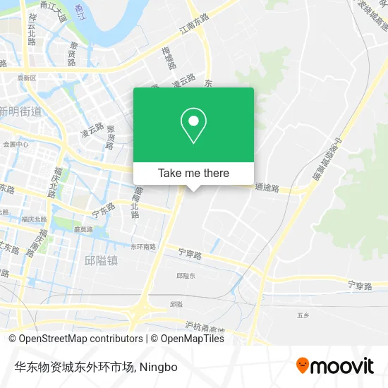 华东物资城东外环市场 map