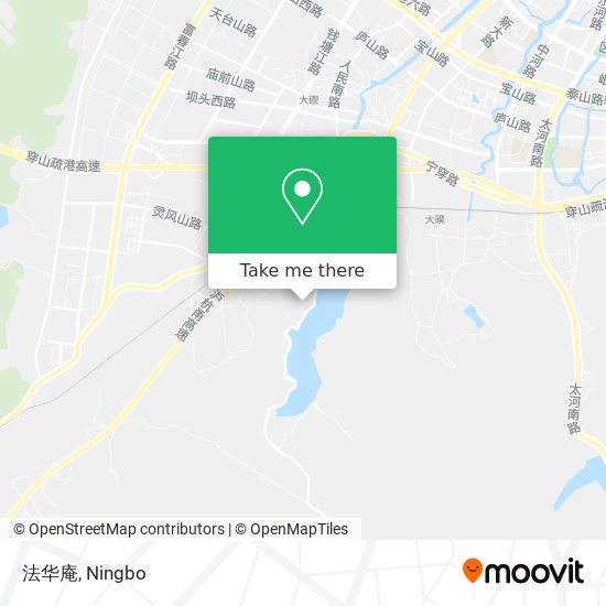法华庵 map
