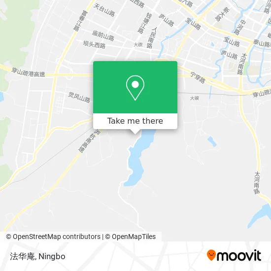 法华庵 map