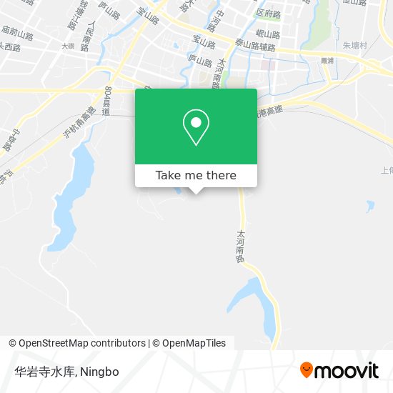 华岩寺水库 map