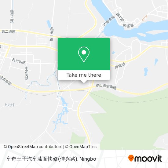 车奇王子汽车漆面快修(佳兴路) map