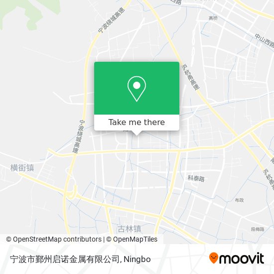 宁波市鄞州启诺金属有限公司 map