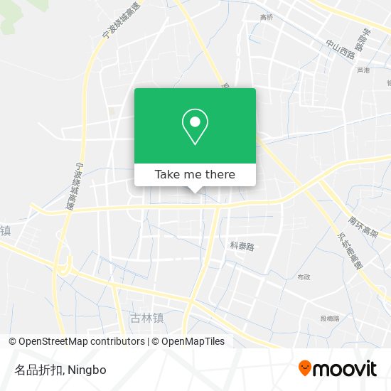 名品折扣 map