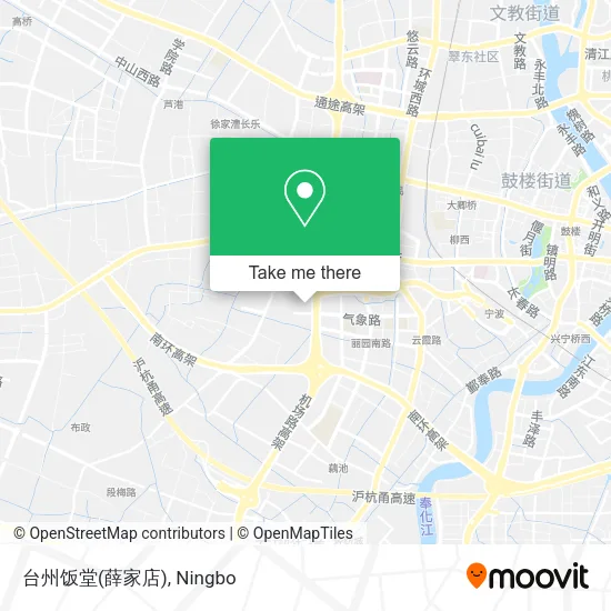台州饭堂(薛家店) map