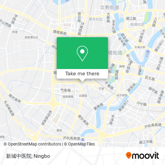 新城中医院 map