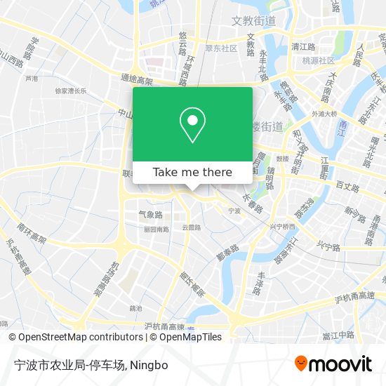 宁波市农业局-停车场 map