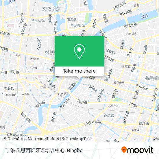 宁波凡思西班牙语培训中心 map