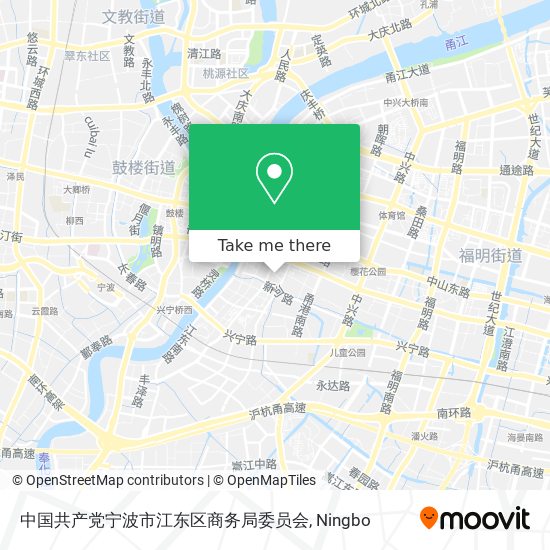 中国共产党宁波市江东区商务局委员会 map