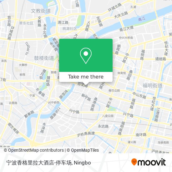 宁波香格里拉大酒店-停车场 map