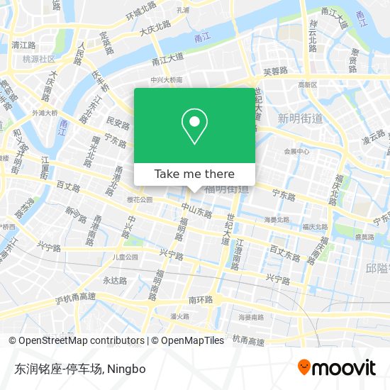 东润铭座-停车场 map