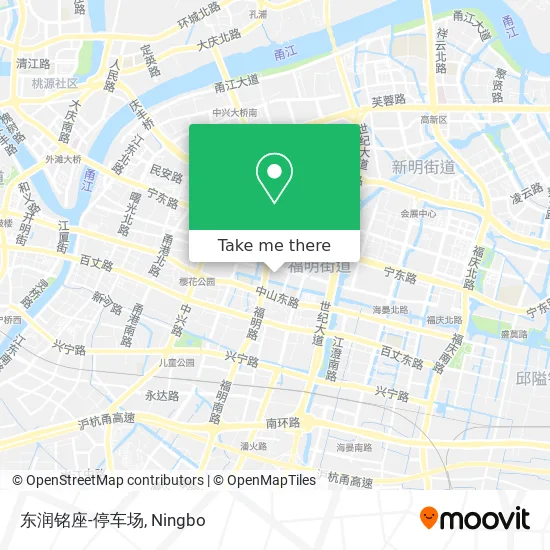 东润铭座-停车场 map