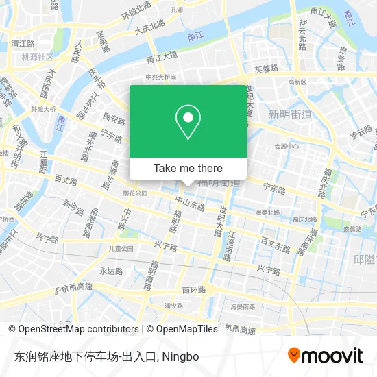 东润铭座地下停车场-出入口 map