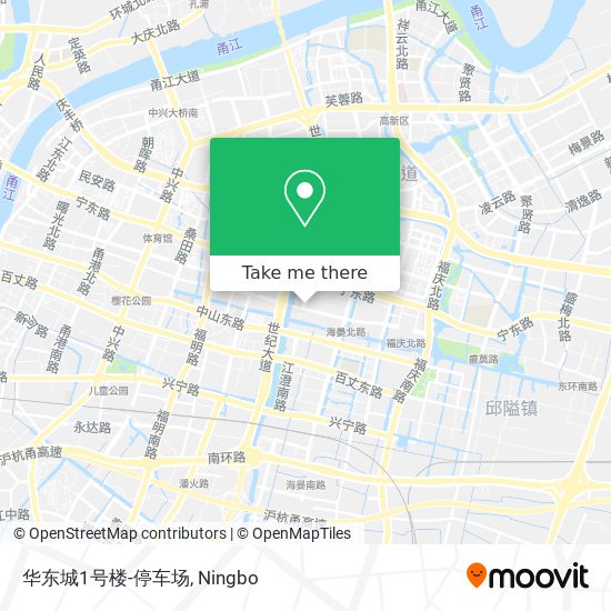 华东城1号楼-停车场 map