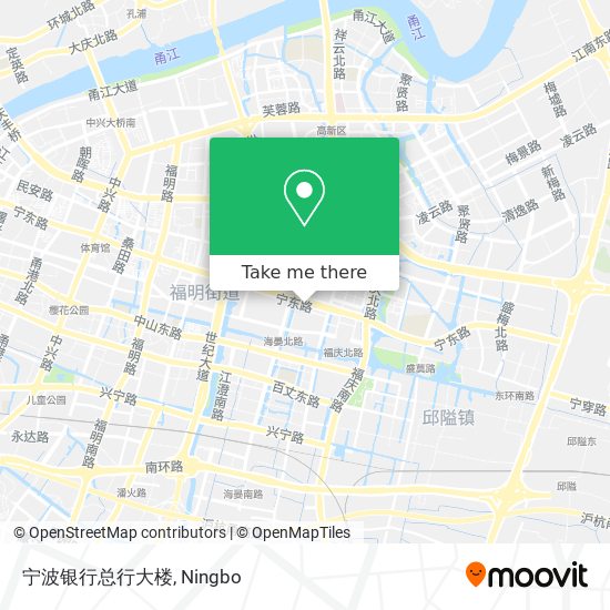 宁波银行总行大楼 map