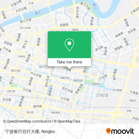宁波银行总行大楼 map