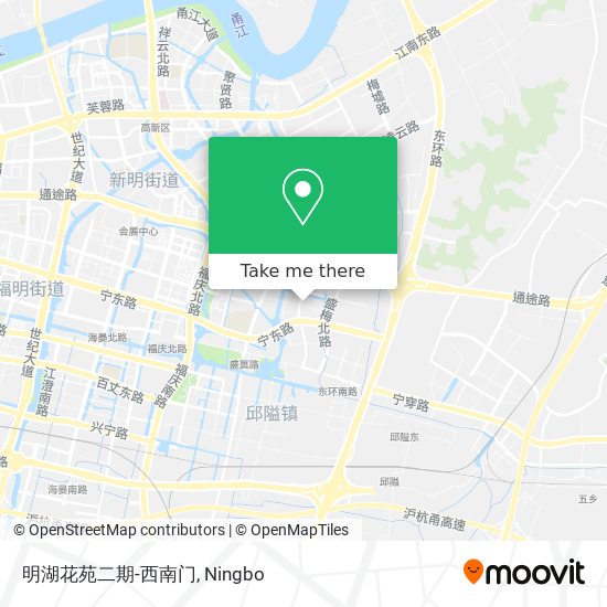 明湖花苑二期-西南门 map