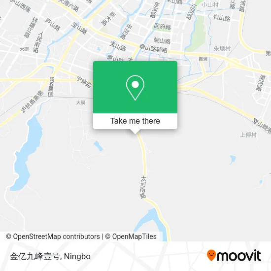 金亿九峰壹号 map
