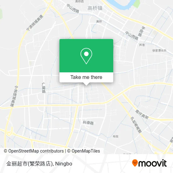 金丽超市(繁荣路店) map