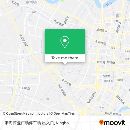 浙海商业广场停车场-出入口 map