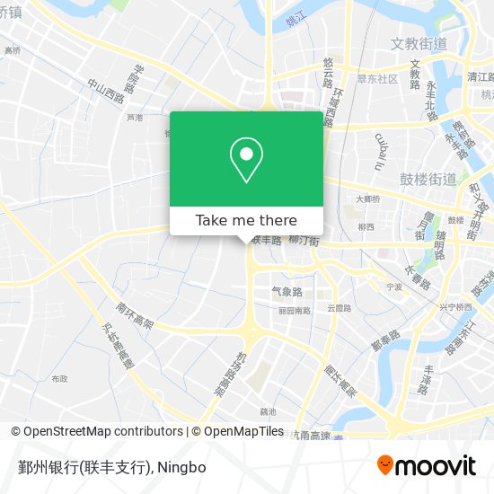 鄞州银行(联丰支行) map