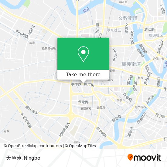 天庐苑 map