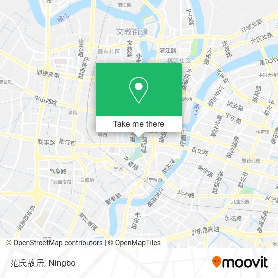 范氏故居 map