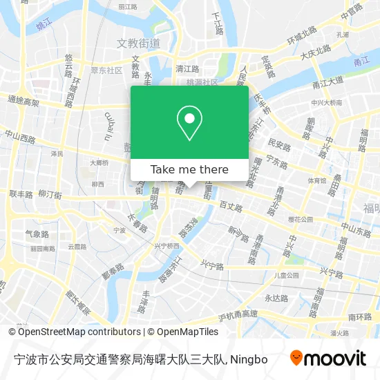 宁波市公安局交通警察局海曙大队三大队 map