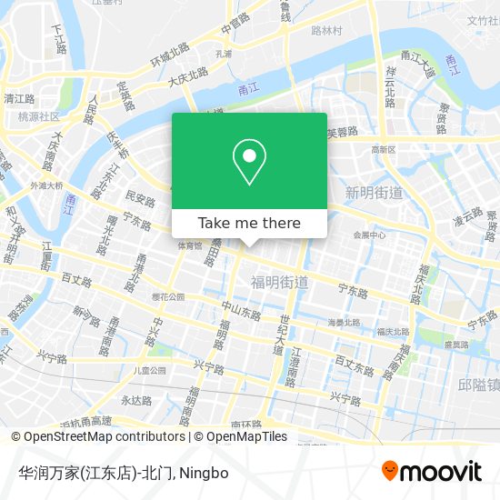 华润万家(江东店)-北门 map