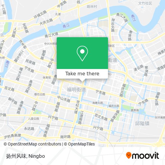 扬州风味 map