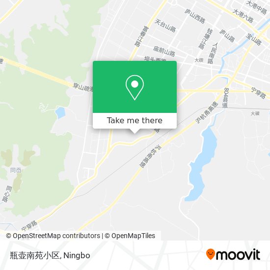 瓶壶南苑小区 map