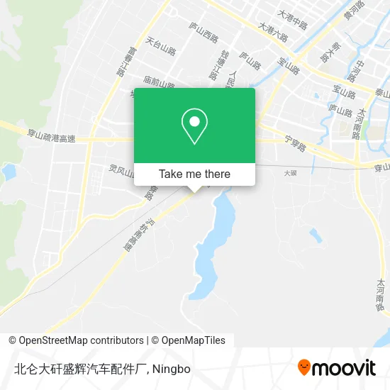 北仑大矸盛辉汽车配件厂 map
