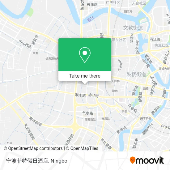 宁波菲特假日酒店 map