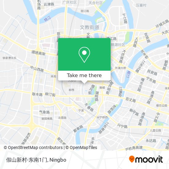 假山新村-东南1门 map