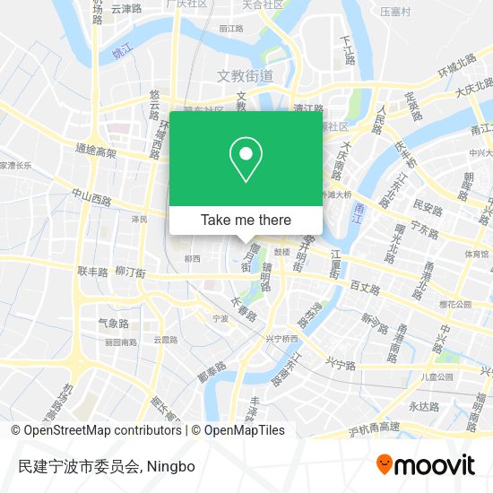 民建宁波市委员会 map