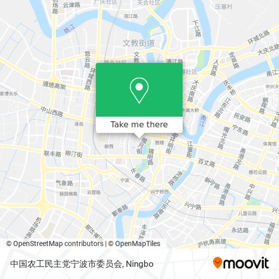 中国农工民主党宁波市委员会 map