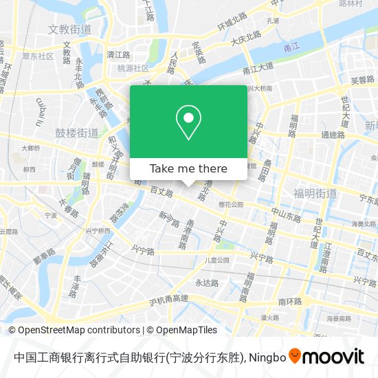 中国工商银行离行式自助银行(宁波分行东胜) map