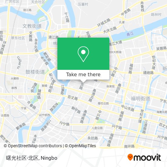 曙光社区-北区 map