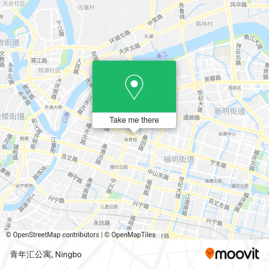 青年汇公寓 map